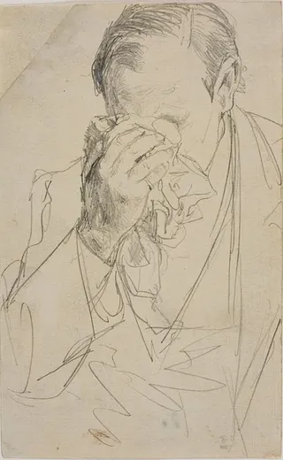 Weeping Man, Menzel
