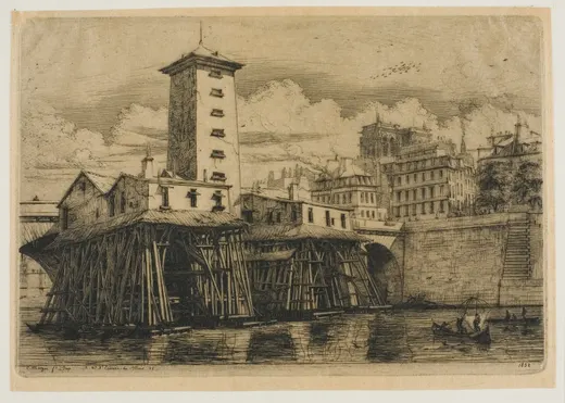 La Pompe Notre-Dame, Paris, Meryon