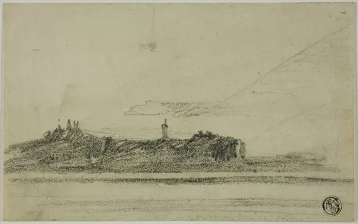 Castle on Shore, Girtin