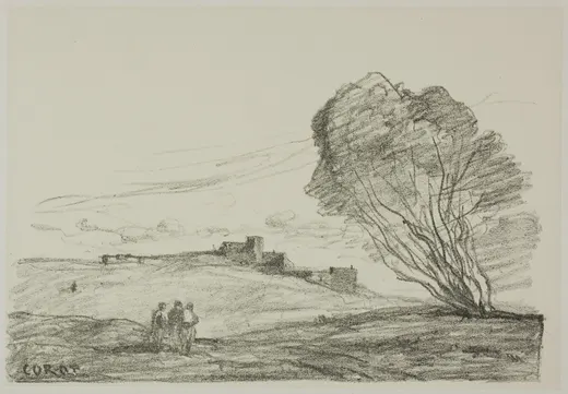The Isolated Fort, Corot