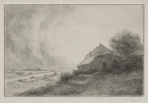 Ruined House on a Hillside