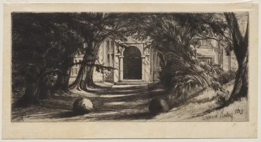 Mytton Hall, Seymour Haden