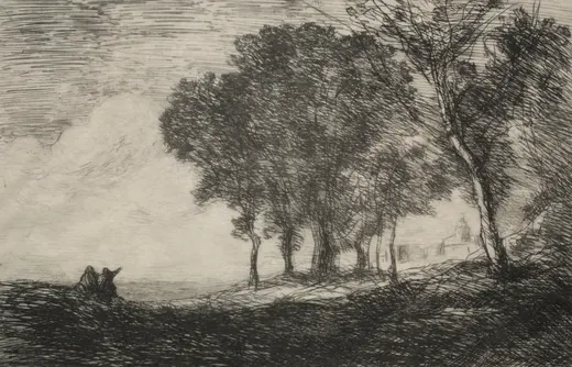 Italian Landscape, Corot