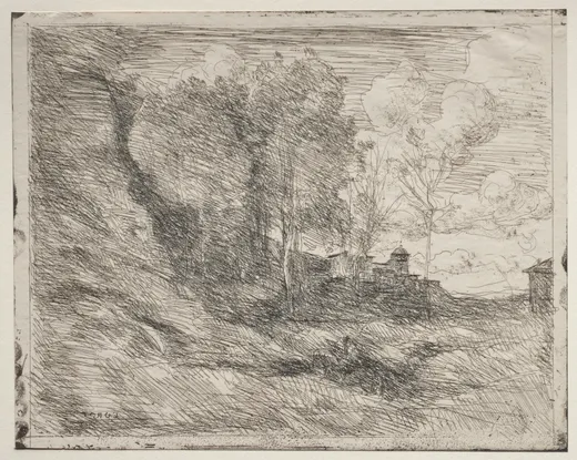 A Souvenir of Ostia, Corot