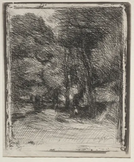 A Souvenir of the Bas-Bréau, Corot