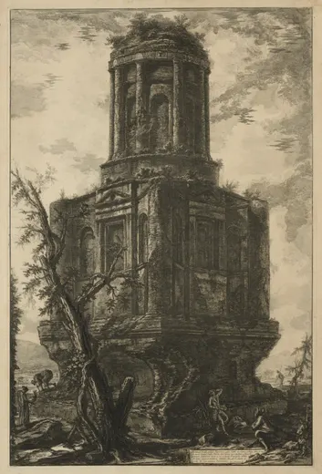 Views of Rome: The Tomb, called La Connocchia, Piranesi