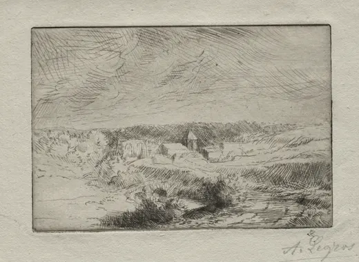 Village of Wimille, near Boulogne, Legros