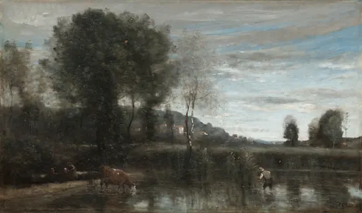 Pond at Ville-d'Avray, Corot