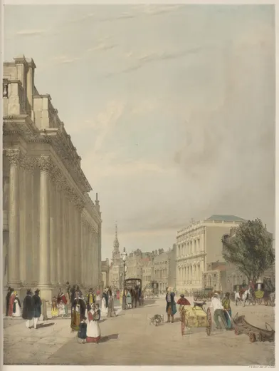 London As It Is:  Board of Trade, Whitehall, from Downing Street, Shotter Boys