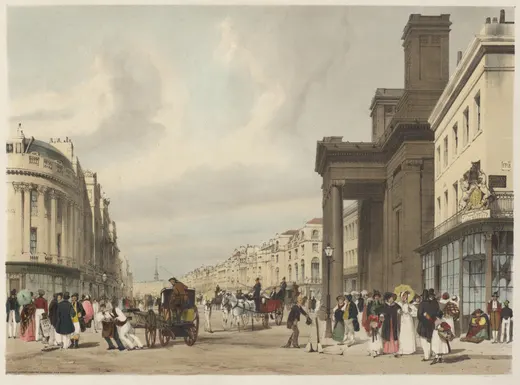 London As It Is:  Regent Street, looking towards the Quadrant, Shotter Boys