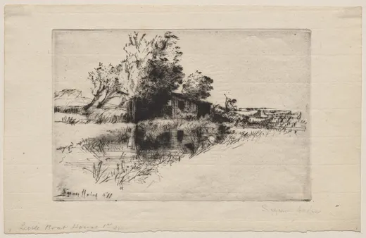 The Little Boathouse, Seymour Haden
