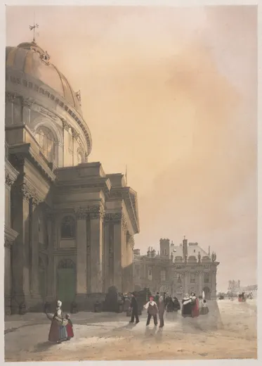 Picturesque Architecture in Paris, Ghent, Antwerp, Rouen:  La Chapelle de l'Institut, Paris, Shotter Boys