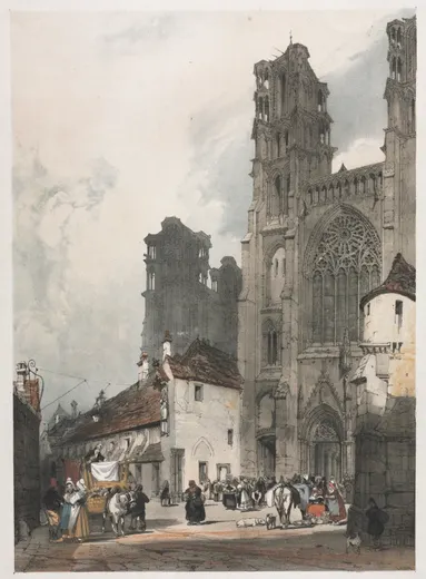 Picturesque Architecture in Paris, Ghent, Antwerp, Rouen:  Laon, France, Shotter Boys
