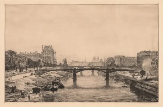 Paris, View from the Concorde Bridge, Lalanne