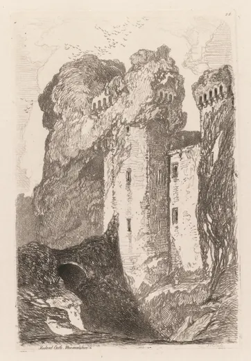 Liber Studiorium: Ragland Castle, Monmouhshire, Cotman