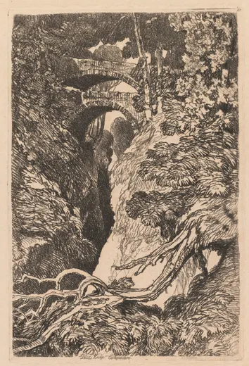 Devil's Bridge, Cardiganshire, Cotman