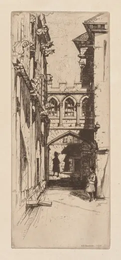 In Stirling Castle or A Scottish Palace (Un Palais Ecossais), D. Y. Cameron