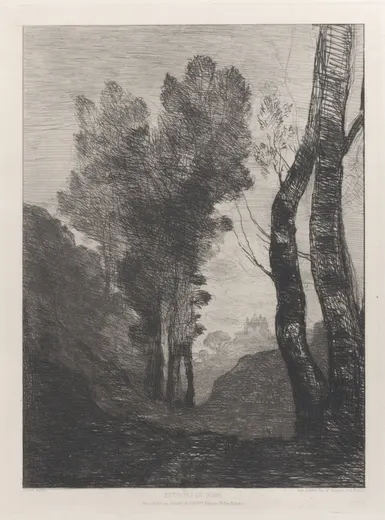 Environs de Rome, Corot