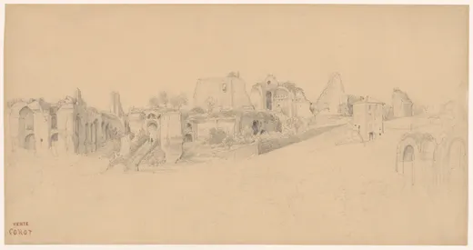 The Palatine Hill, Rome, Corot