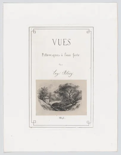 Little Oval with a Pine Tree, Bléry